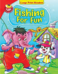 Blueberry Large Print Reader Blumpo English Fishing for Fun